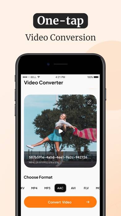 Video Converter: Mp4 to Audio Captura de pantalla de la aplicación #3