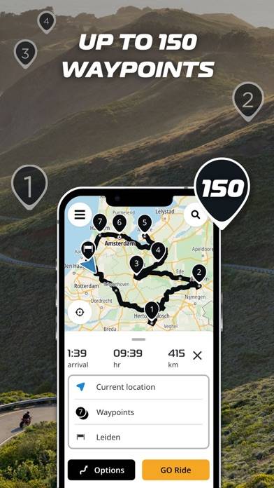 TomTom GO Ride: Motorcycle GPS Captura de pantalla de la aplicación #3
