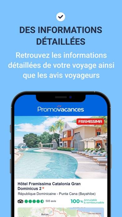 Promovacances : Vols, Séjours App screenshot #4