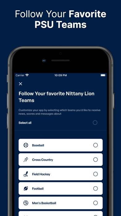 Penn State Nittany Lions App screenshot