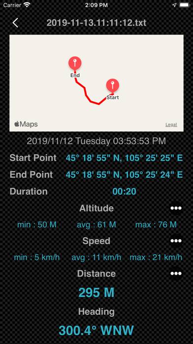 GPS Logger Plus App screenshot #3