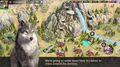 Wolf Game: Wild Animal Wars App skärmdump #5