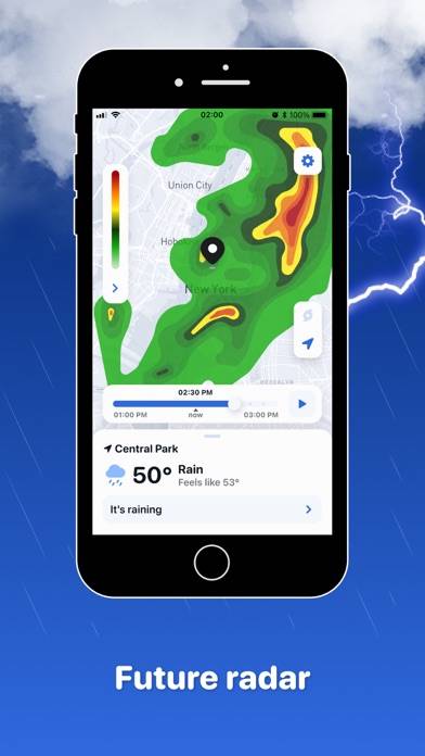 Rainbow Weather Local AI Radar Captura de pantalla de la aplicación #2