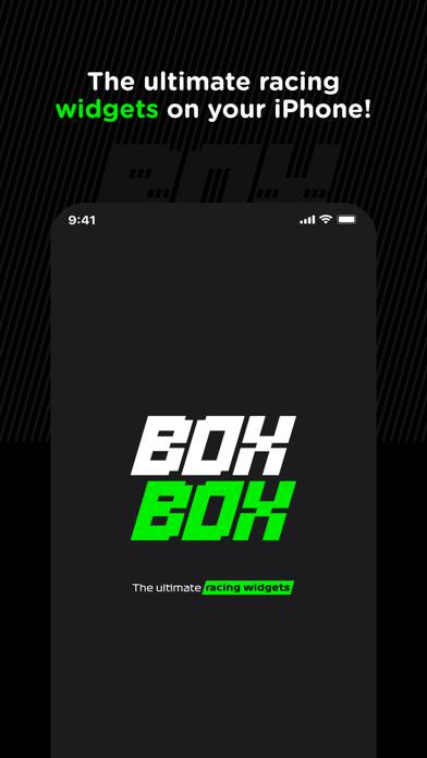Box Box Club: Formula Widgets Captura de pantalla de la aplicación #1