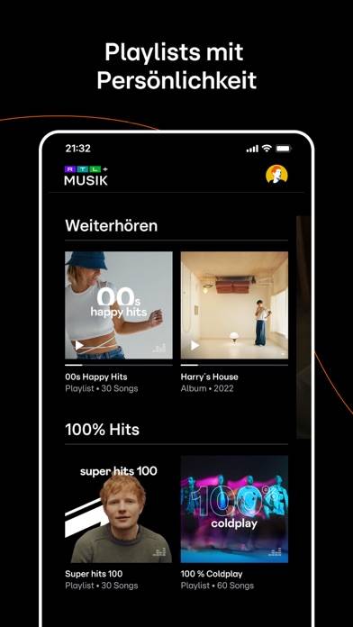 RTL plus Musik und Podcasts App-Screenshot #5