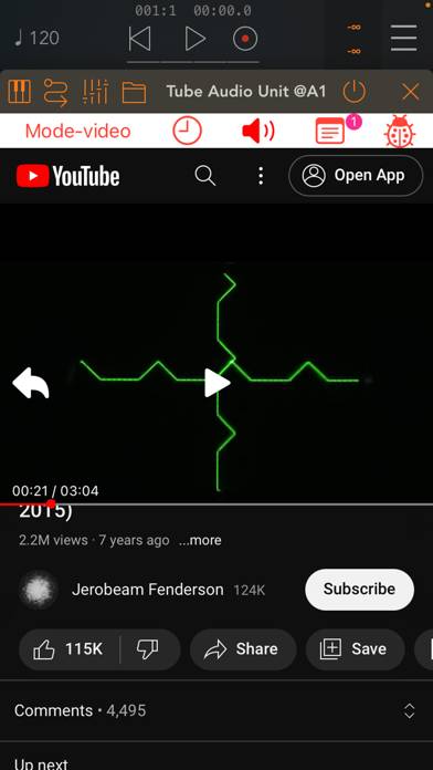 Tube Audio Unit Schermata dell'app