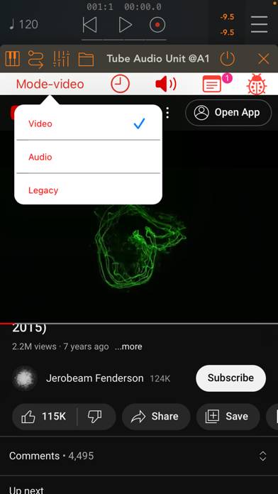 Tube Audio Unit Schermata dell'app