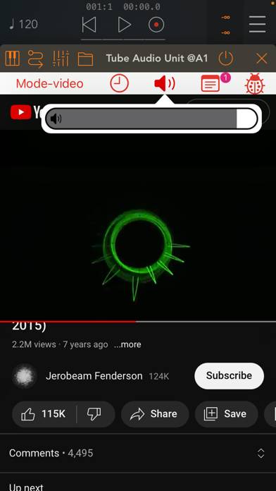 Tube Audio Unit Schermata dell'app