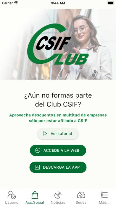 CSIF Andalucía Captura de pantalla de la aplicación #4