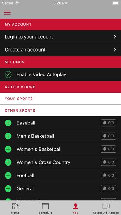 San Diego State Aztecs App screenshot