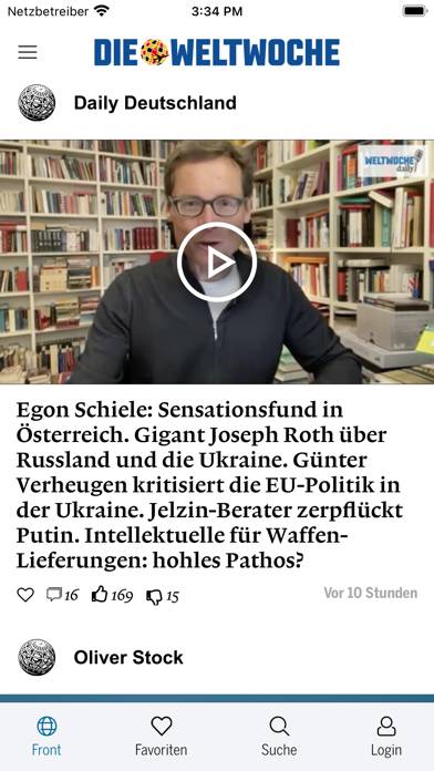 Weltwoche Deutschland App-Screenshot #1