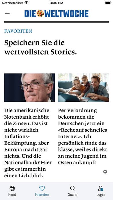 Weltwoche Deutschland App-Screenshot #4