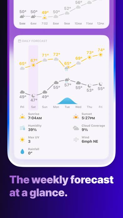 Mercury Weather App screenshot #2