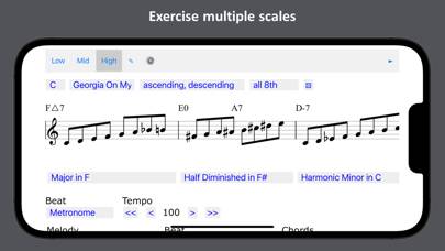 Jazz Scales Trainer Capture d'écran de l'application #4