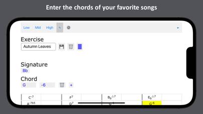 Jazz Scales Trainer Schermata dell'app #5