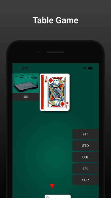 Blackjack Hi-Lo Card Counting App screenshot #2