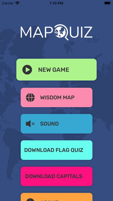Map Quiz World Geography App skärmdump #1
