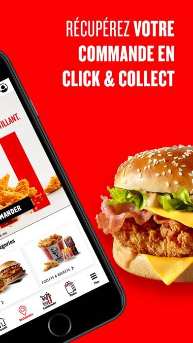 KFC France : Poulet & Burger Capture d'écran de l'application