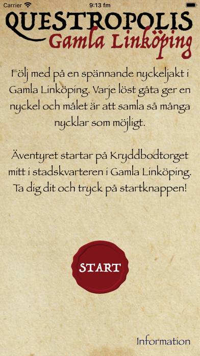 Questropolis Gamla Linköping App skärmdump #1