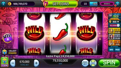 Hot 7's Casino Classic Slots skärmdump av spelet