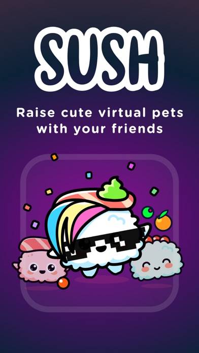 SUSH Virtual Pet Grow & Evolve App screenshot #1