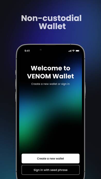 Venom Blockchain Wallet Bildschirmfoto