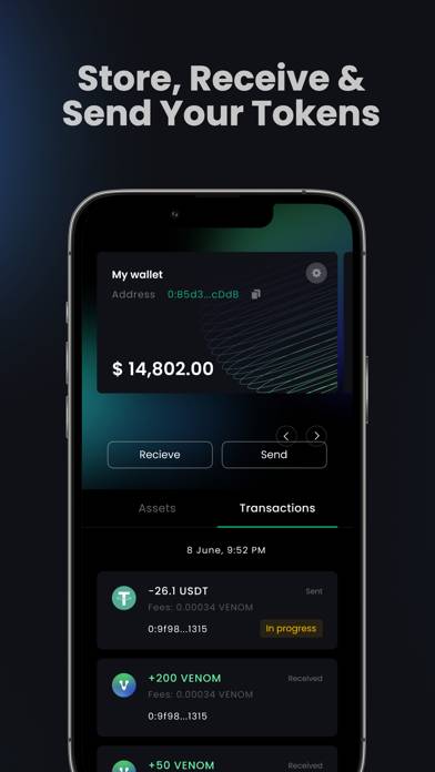 Venom Blockchain Wallet App-Screenshot #2