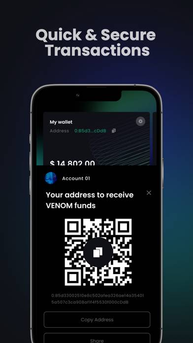 Venom Blockchain Wallet App-Screenshot #3