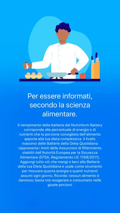 NutrInform Schermata dell'app