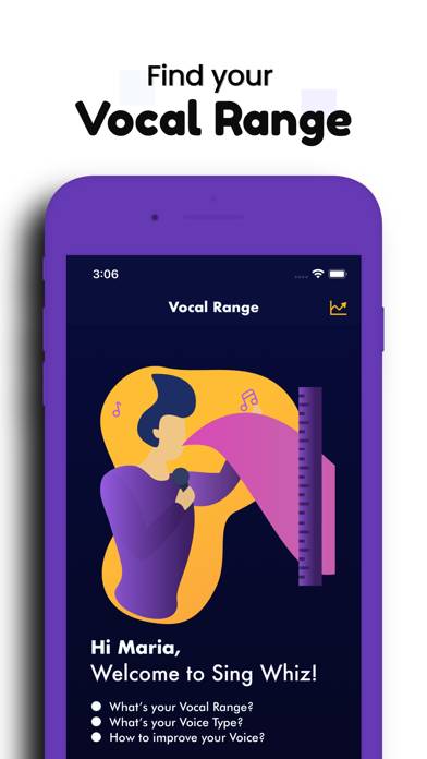 Vocal Range Finder App skärmdump #1