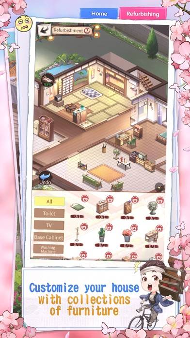 Sakura Street: Tycoon App screenshot #3