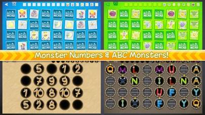 Monster Memo game screenshot