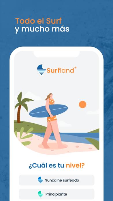 Surfland: Surf, previ y viajes Captura de pantalla de la aplicación #1