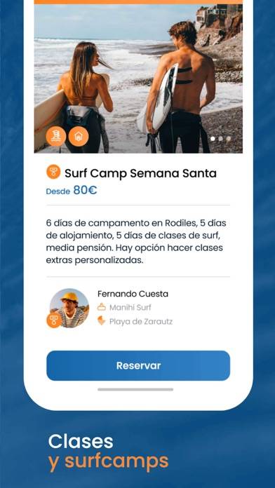 Surfland: Surf, previ y viajes Captura de pantalla de la aplicación #4