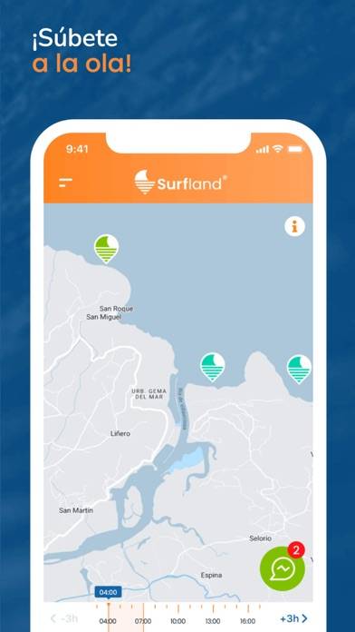 Surfland: Surf, previ y viajes Captura de pantalla de la aplicación #5