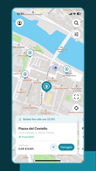 EMove Schermata dell'app