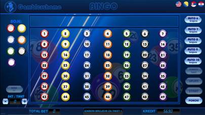 Gamblershome Bingo game screenshot