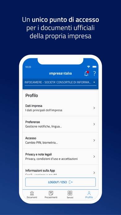 Impresa italia Schermata dell'app #5