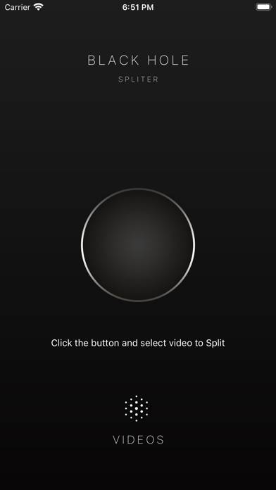 Blackhole Spliter App skärmdump #1