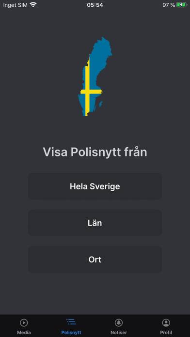 Polisnytt SE App screenshot #4
