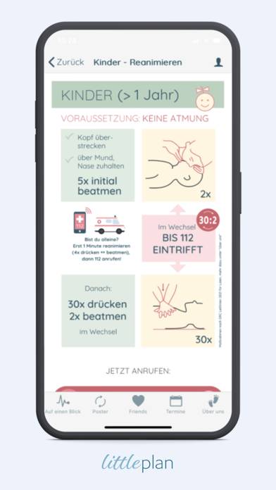 Erste Hilfe Babys & Kinder App-Screenshot