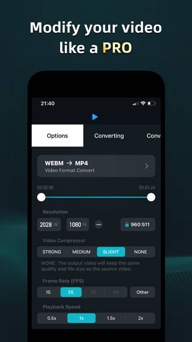 Video Converter Pro: Mov, MP3 App screenshot #3