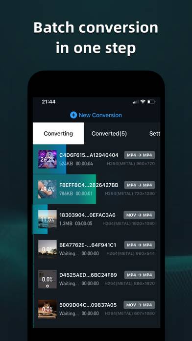 Video Converter Pro: Mov, MP3 App screenshot #4