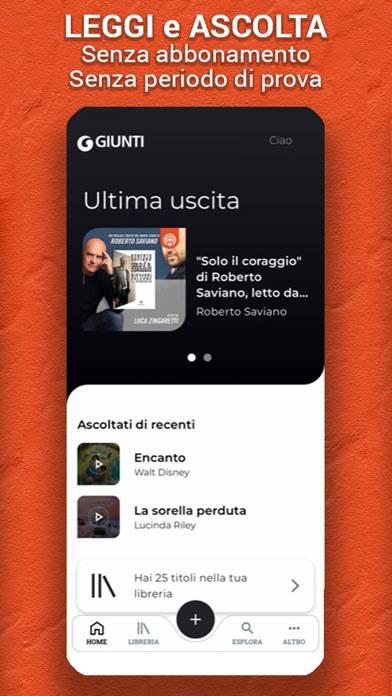 Giunti Audiolibri App screenshot #1
