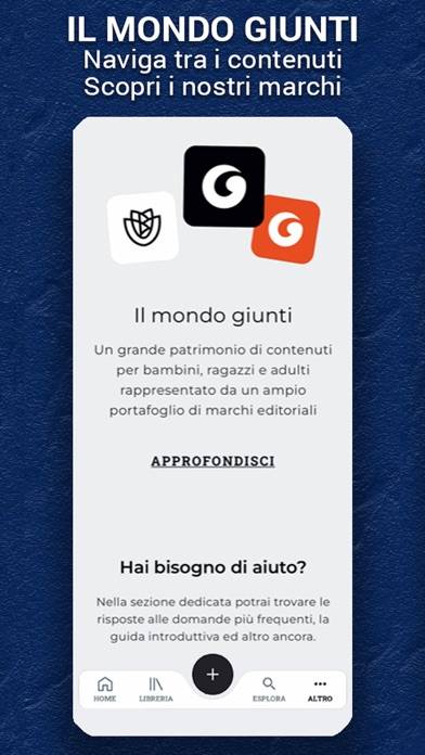 Giunti Audiolibri Schermata dell'app