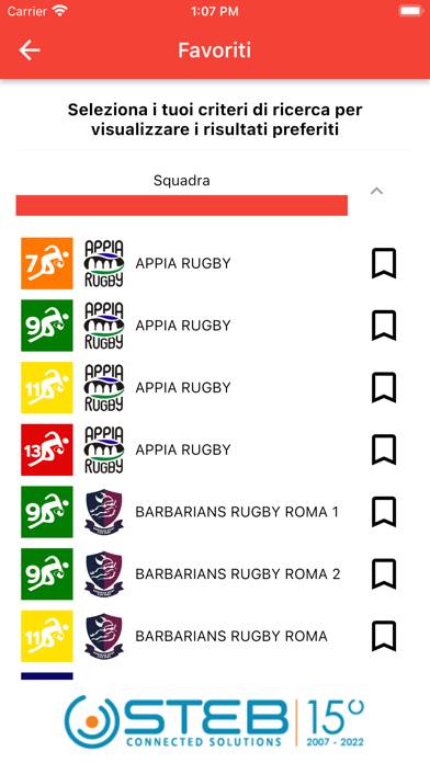 Torneo Minirugby Perugia Schermata dell'app #5