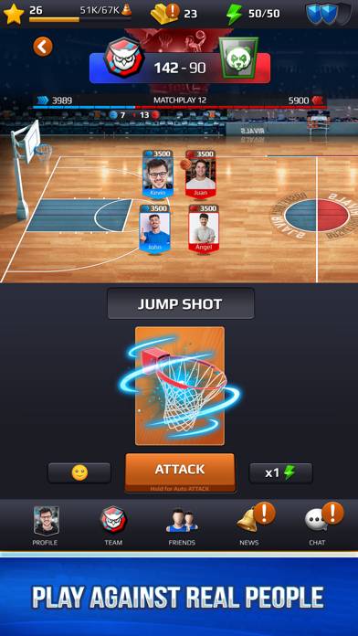 Basketball Rivals: Sports Game Schermata dell'app #2