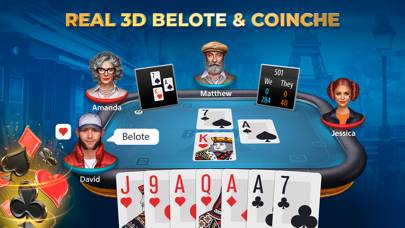 Belote & Coinche by Pokerist Capture d'écran de l'application #1