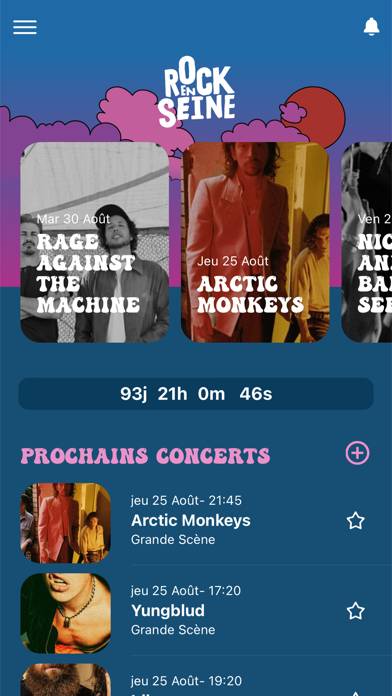 Festival Rock en Seine 2023 Capture d'écran de l'application #1
