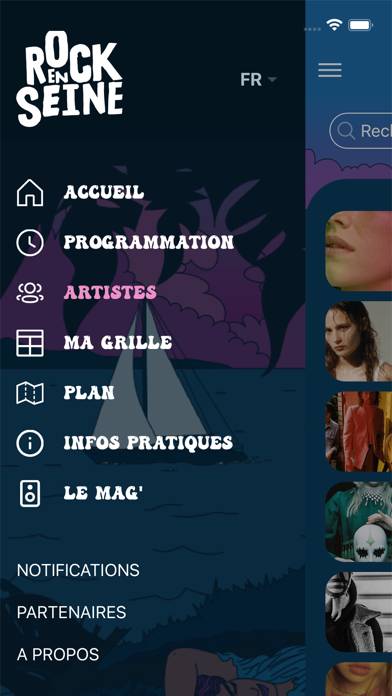 Festival Rock en Seine 2023 Capture d'écran de l'application #2
